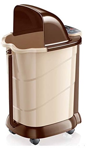 Bains de Pieds Bain De Pieds Massage Chauffant À Température Constante Baril Haute Profondeur Baignoire De Pieds De 1200W avec Housse De Protection Soins pour la Peau