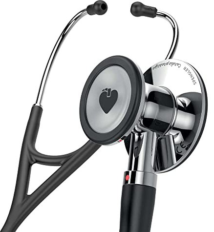 SPENGLER Cardioprestige II, Stéthoscope de Diagnostic Médical, Double Pavillon en Acier inoxydable, Qualité Acoustique Exceptionnelle, Confortable, Polyvalent