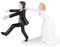 Décoration de Table de Gâteau de Mariage de Couple de Mariée, Figurines de Gâteau de Mariage, pour la Décoration de Gâtea, Décoration de Table (résine)
