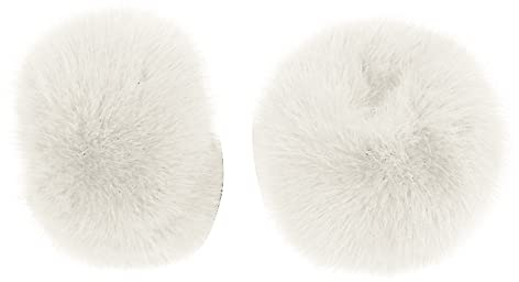 iSpchen Kurze Handgelenkstulpen aus Kunstfell Winter Damen Kunstfell Armstulpen Fellstulpen Manschetten Plüsch Kurze Kunstpelz Handgelenk Pulswärmer Winter Arm Wärmer Handwärmer,Weiß