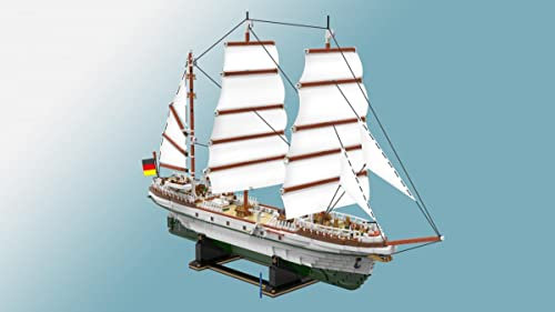 BlueBrixx Pro 104471 – Segelschulschiff Gorch Fock aus Klemmbausteinen mit 4007 Bauelementen. Kompatibel mit Anderen Klemmbausteinen. Lieferung in Originalverpackung.