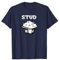 Lustiges Herren-T-Shirt, Used-Look mit Nieten T-Shirt