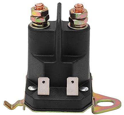 Solenoide di Avviamento, Solenoide di Avviamento per Trattorino da Giardino 12V 100A 4 Terminali 532192507 Sostituzione del Relè Solenoide di Avviamento per