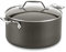 All-Clad Essentials Antihaft-Kochgeschirr (4 Quart Suppentopf mit Glasdeckel)