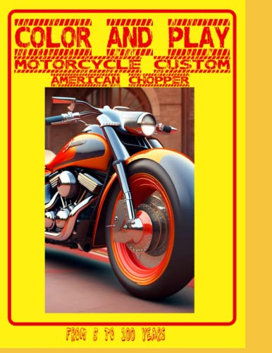 Color and play: Motorcycle Custom American Chopper