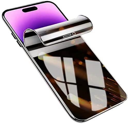 TMahhbid [2 Stück] Privacy Hydrogel Folie für iPhone 14 / iPhone 13/13 Pro (6.1 inch), Weiche Flexibel Anti-Peeping Displayschutzfolie HD TPU Film