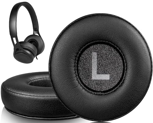 SOULWIT Professional Ear Pads Cushions Replacement for Beats EP Wired On-Ear Headphones, Ear Pads with Softer Protein Leather, High-Density Noise Isolation Foam - Black