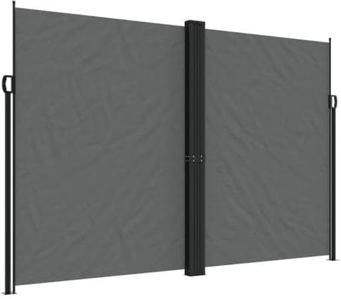 vidaXL Tenda da Sole Laterale Retrattile Antracite 220x1200 cm