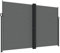 vidaXL Toldo Lateral Retráctil, Pantalla de Privacidad, Sombrilla Independiente, Mosquitera para Jardín Patio Balcón Terraza Porche, Gris Antracita