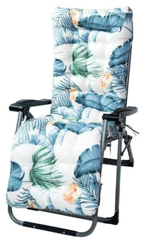 HLTQL Relaxliege Auflage Outdoor、Auflage Liegestuhl Klappbar、Auflage Sonnenliege Bunt、Liegestuhlauflagen Hochlehner、Relaxsessel Auflage Garten(c2,170x53x8cm)