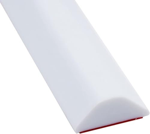 Joint d'étanchéité en silicone pour paroi de douche - 2 m - Blanc