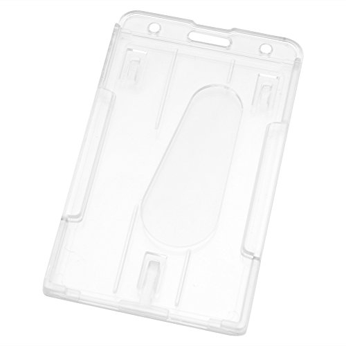 Carte d'accès rigide pour porte-badge double face