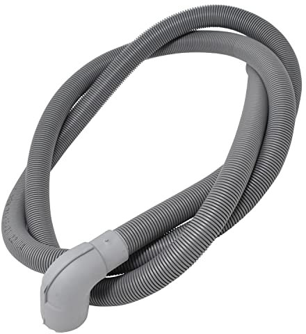 sparefixd Convient pour tuyau d'évacuation de machine à laver Indesit 2 m 90 ° 29 mm C