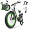 Hidoes C1 Foldable Electric Bike, 20 Portable Ebike with 48V (624Wh) Removable Battery, Electric Bike 250W Motor with Adjustable Shock, Spring-Loaded Seat and LCD-Display, Folding Bikes for Adults