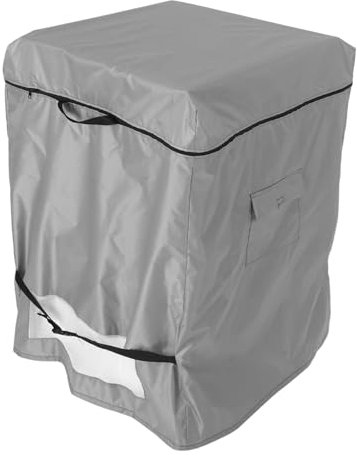 TEHAUX Cubierta De Refrigerador Exterior Resistente Con Protector De Congelador Para Patio Camping y Cocinas