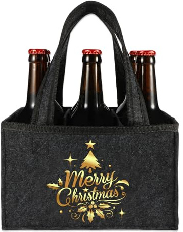 Anicy Männerhandtasche Bier, Männer, Adventskalender Bier Geschenke für Männer, Weihnachtskalender mit Merry Christmas Motiven