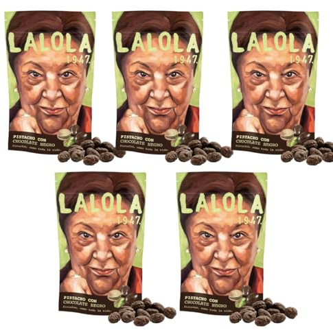 LALOLA1947 - Pistacchio con cioccolato fondente 5x80g