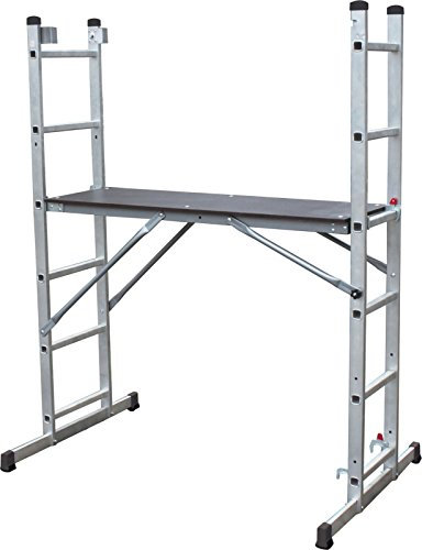 Multi-Purpose Ladder Scaffold System - Aluminium - Trade - New