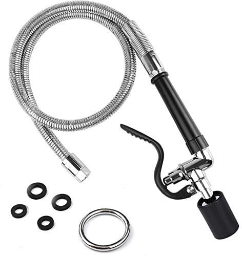 Commercial Kitchen Pre-Rinse Spray Head and Shower Hose - Sink Tap Dishwasher Accessories Cleaning Equipment for Hotels, Bars, Hospitals