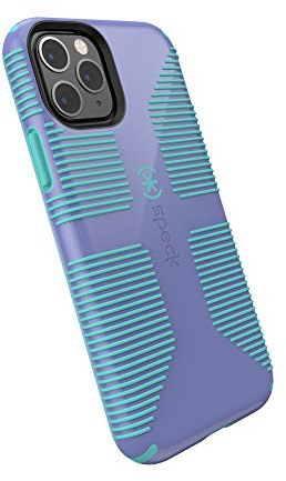 Speck iPhone 11 Pro Schutzhülle Rutschsicher Rutschfest Handyhülle Schützende Hülle Tasche dünne Schale Hardcase Beständig für iPhone 11 Pro - Candyshell Grip - Lila/Blau
