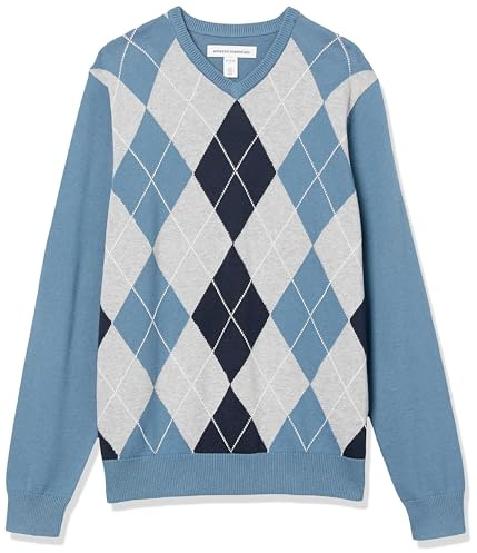 Amazon Essentials Homme Pull à Col en V (Disponible en Grandes Tailles et Grandes Longueurs)