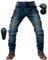 SHUOJIA Herren Motorradhose Jeans mit Schutz Motorrad Biker Pant 4 X Schutzausrüstung (Blue,3XL)