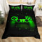 Gamer Bedding Sets For Boys Single,Gaming Duvet Cover Kids Teens Men Video Game Room Decor Reversible Gaming Comforter Cover Green Gamepad Bed Set Retro Game Controller Quilt Cover Soft Luxury 2 Pcs