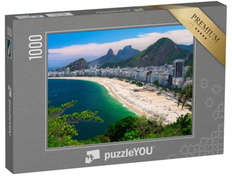 puzzleYOU: Puzzle 1000 Teile „Copacabana, berühmter Strand in Rio de Janeiro, Brasilien“ – aus der Puzzle-Kollektion Amerika