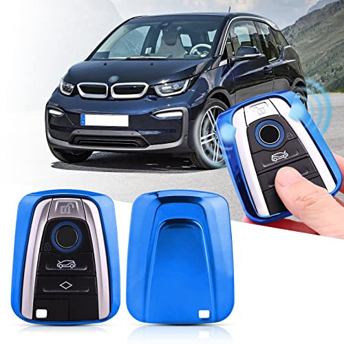 YEE PIN Schlüsselschale Kompatibel mit BMW i3 i8 Schlüsselanhänger Schlüssel TPU Silikon Schutzhülle Schlüsselhülle