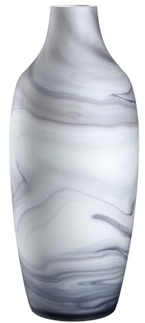LEONARDO HOME Vase POESIA 40 cm Marmoroptik, 076437, Glas