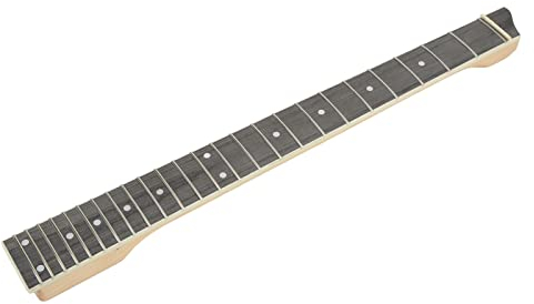 Bass-Hals-Ersatz, kopfloser, einzigartiger, verstellbarer Doppel-Halsstab mit Dot-Inlay-Gitarrenhals für Musikinstrumente für Luthier