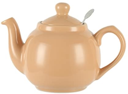 London Pottery Farmhouse Teapot with Infuser, Ceramic, Apricot, 2 Cup (600 ml) [Parallel Imported Product]