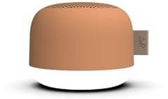 KREAFUNK Alight Magnetic Bluetooth Speaker with Light (Waffle Orange)