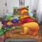 Winnie The Pooh Betten Set Für Kinder Erwachsene Mädchen Bettbezug Set Bettwäsche Set Für Schlafzimmer, Weiche Bequemer Single（135x200cm）