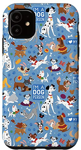 Disney Dogs I’m a Dog Person Blue Case for iPhone 11