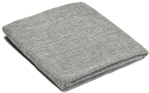 sourcing map Tissu en maille pour haut-parleur gris (pas de toile de canne) pour boîtier stéréo 50 cm x 150 cm