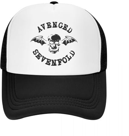 Avenged Sevenfold Logo Trucker Caps Unisex Band Papa Hut Trucker Worker Cap Sportkappe Snapback Caps Mesh Baseballkappe Winter