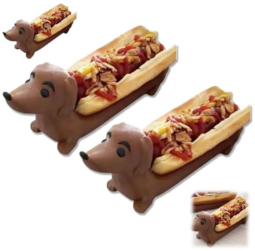 Bandeja de perro salchicha, plato de cena de perro salchicha, divertida bandeja de servir sushi de perros calientes, plato de caramelos, plato de cena de perro salchicha, bonita decoración del hogar y