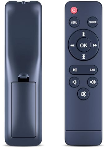 CLVIZCXOM New Projector Remote Control Replacement for XuanPad Mini, for Manyaming Mini, Fit for PANSEBA/TMY, for YOOYAA Bluetooth Projector XR11