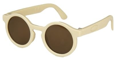 Heless 155 - Puppenzubehör Sonnenbrille, in Beige und mit runden Gläsern, für Puppen und Kuscheltiere Aller Größen geeignet