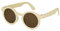 Heless 155 - Puppenzubehör Sonnenbrille, in Beige und mit runden Gläsern, für Puppen und Kuscheltiere Aller Größen geeignet
