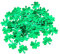 CAXUSD 1 Satz Klee Dekoration Patricks Verzierungen Flecken Party Kleeblatt-Konfetti für den Tisch Shamrock -Ausschnitte st Heilige funkeln Kleeblatt-Paillette Kleeblatt Konfetti Grün