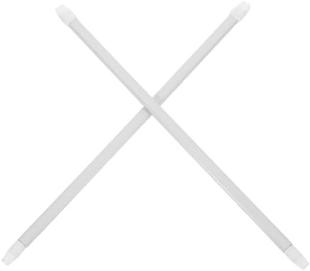 Didiseaon 2piezas Barra Cortina para Baño y Ventanas Telescópica Unidades Ajustable Perforar