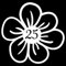 4 Pack Cute Flower Petal Wheelie Bin Stickers - Waterproof Decal - UV Resistant - Recycling Box Stick On Numbers - Custom Number - Sunflower Gifts (White, 14cm x 14cm (5.5 x 5.5))