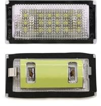 Number Plate Light For BMW E46 For M3 1998-2006 License Plate Lamps Plug & Play Waterproof 12V White 2PCS Number Plate Light Number Plate Light(Facelift)