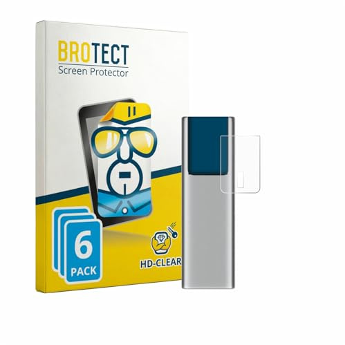 BROTECT Schutzfolie für Cuktech 10 | 6 Stück Transparenter Displayschutz Made in Germany Klare Displayschutz-Folie Clear Einfache Montage Case-Friendly