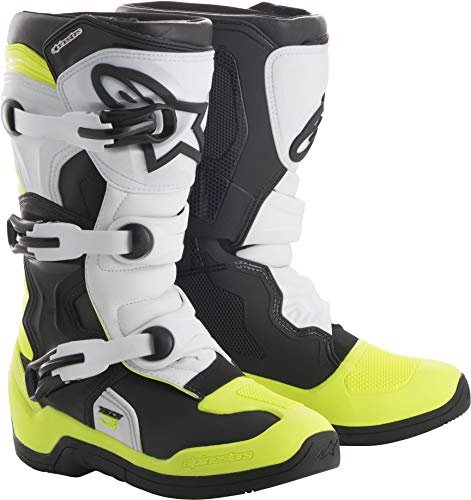 Alpinestars Stivale Minicross TECH 3S YOUTH Bimbo nero bianco giallo fluo - 39
