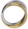 Heideman Ring Damen Duplex gold aus Edelstahl gold farbend matt Damenring für Frauen