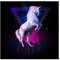 artboxONE Poster 20x20 cm Tiere Last Laser Unicorn hochwertiger Design Kunstdruck - Bild Unicorn