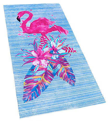 Flamingo Strandtuch, 76,2 x 152,4 cm, 100 % Baumwolle (Pink Flamingo, 76,2 x 152,4 cm)